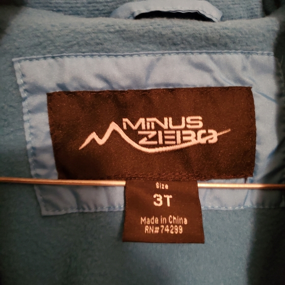 Minus Zero Boys 3T Winter Coat - Picture 3 of 3